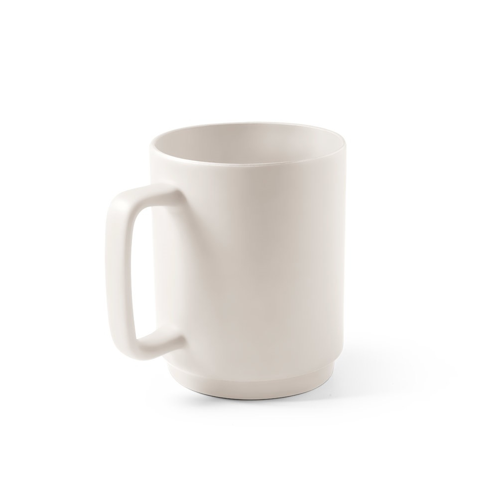 Tasse en céramique personnalisée 330ml MIGHTY Blanc cassé